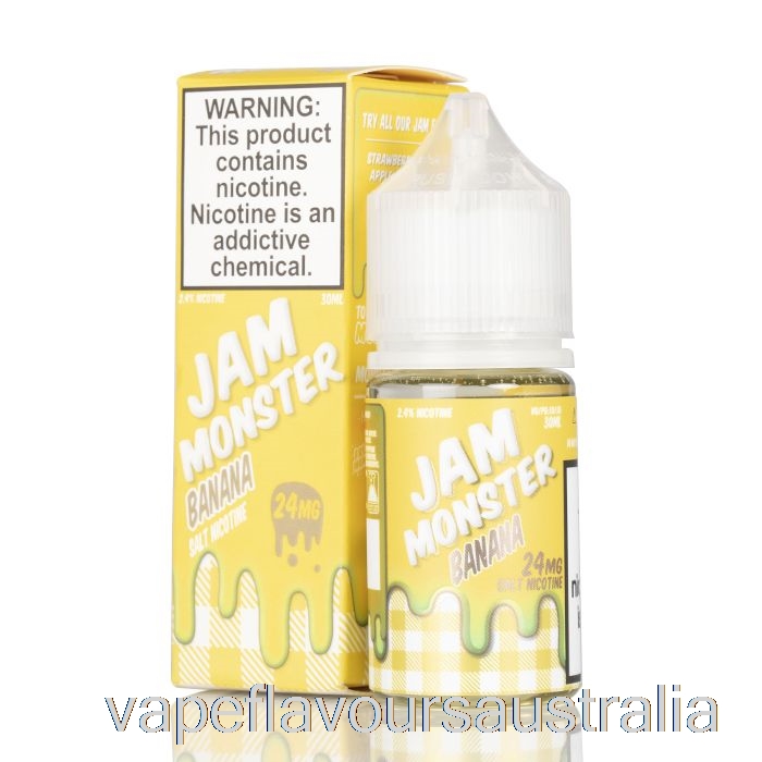 Vape Australia Banana - Jam Monster Salts - 30mL 48mg